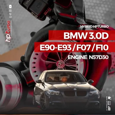 Hybrid Turbo BMW 325d, 330d, 530d, 525d, 530D GT, 730d, 730 - 3.0 204HP / 245HP